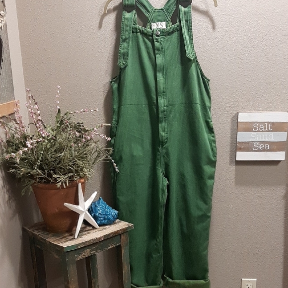 Free People Pants - Free People We The Free Hunter Denim Overalls Size XS